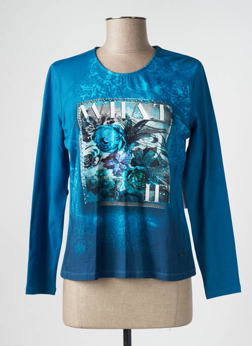 Top albastru AGATHE & LOUISE femeie