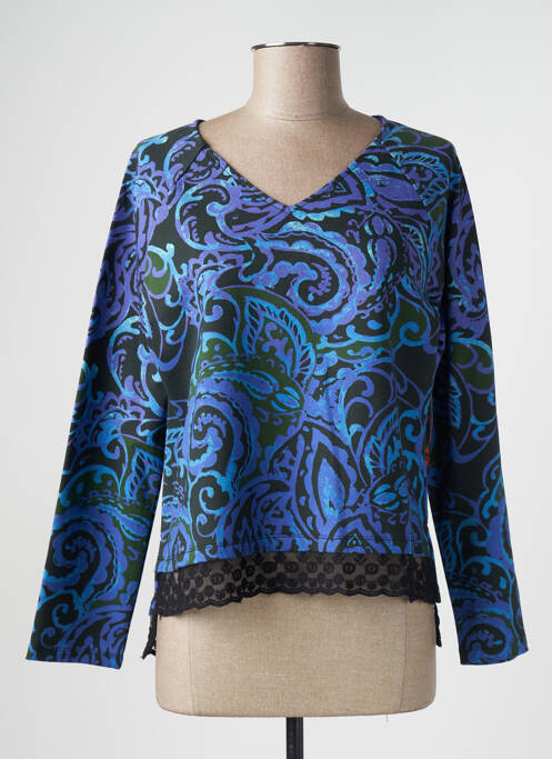 Top albastru AGATHE & LOUISE femeie