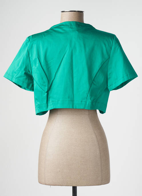 Bolero verde POUSSIERE D'ETOLE femeie