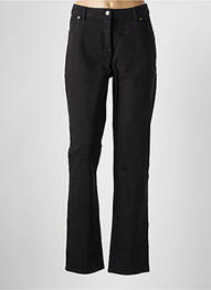 Pantalon slim elasticitate mărime normală negru JAC JAC femme