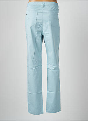 Pantalon slim talie elastică mărime normală albastru JAC JAC femeie