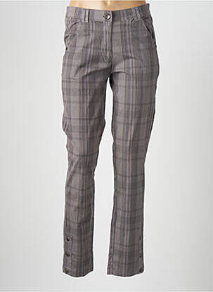Pantalon slim talie joasă talie joasă gri AGATHE & LOUISE femeie