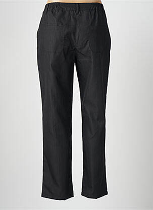 Pantalon drept țesătură crep mărime normală negru AGATHE & LOUISE femeie