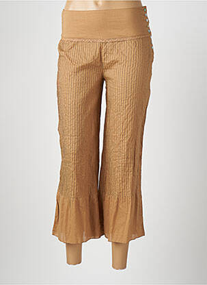 Pantalon trei sferturi bej MAIS IL EST OU LE SOLEIL femeie