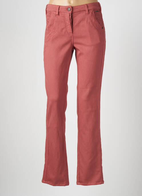 Blugi cu croială slim talie joasă talie joasă portocaliu AGATHE & LOUISE femme