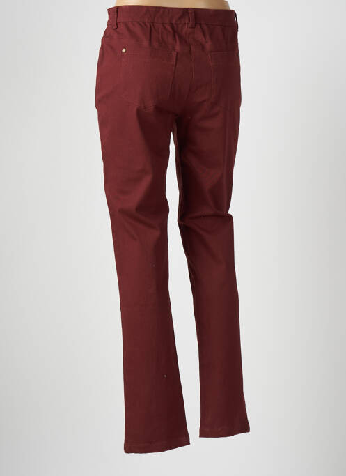 Blugi cu croială slim maro AGATHE & LOUISE femeie