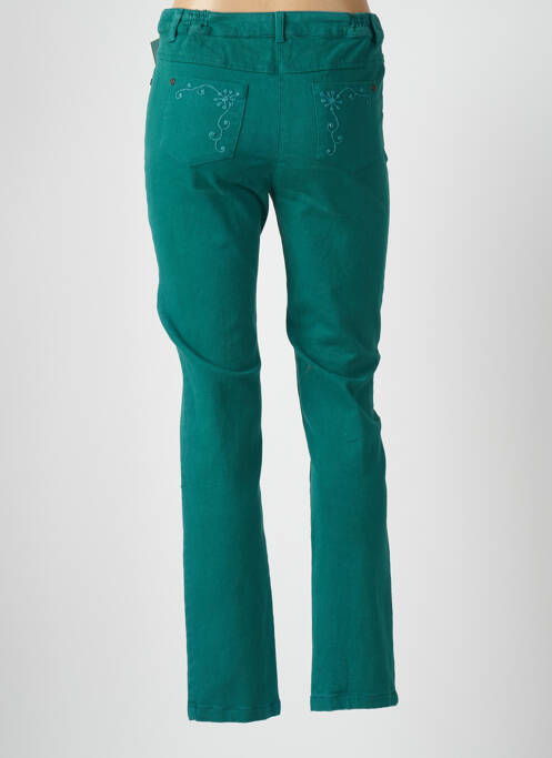 Blugi cu croială slim verde AGATHE & LOUISE femeie