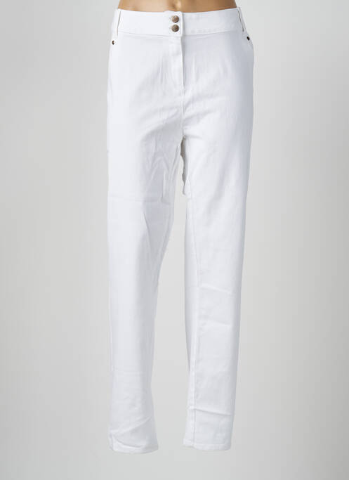Blugi cu croială slim alb JAC JAC femeie