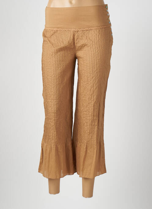 Pantalon trei sferturi bej MAIS IL EST OU LE SOLEIL femeie