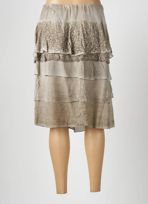 Fustă midi maro JAC JAC femeie