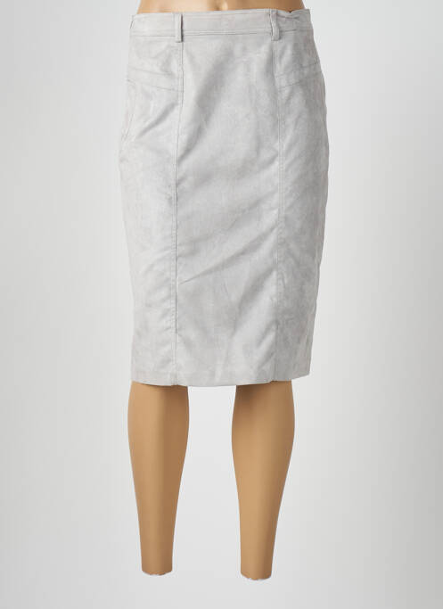 Fustă midi gri JEAN DELFIN femeie