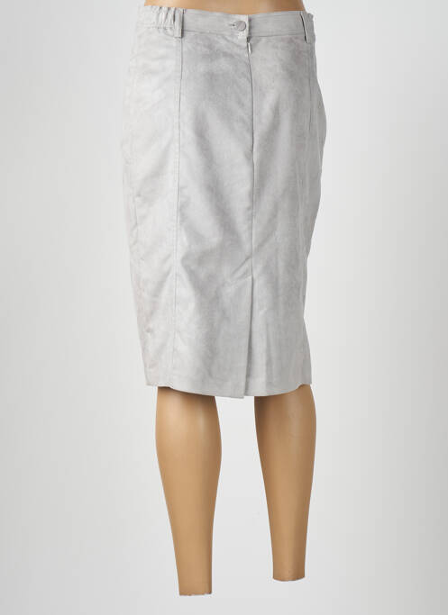 Fustă midi gri JEAN DELFIN femeie