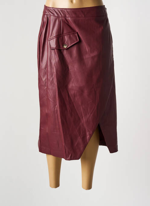 Fustă midi roșu SYMBIOSE femeie