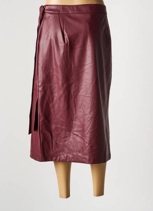 Fustă midi roșu SYMBIOSE femeie