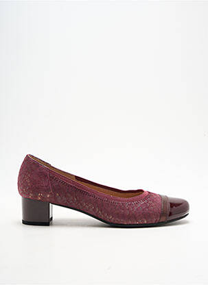 Balerine imprimare toc de 4 la 6 cm violet SWEET femeie