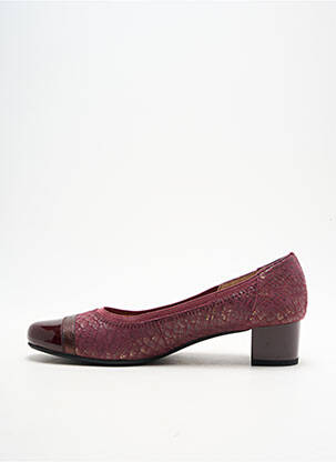 Balerine imprimare toc de 4 la 6 cm violet SWEET femeie