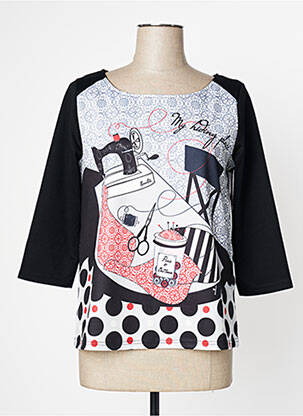 Top negru ROSALITA MC GEE femeie