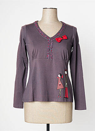 Top gri ROSALITA MC GEE femeie