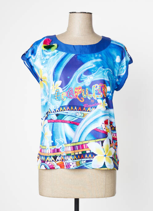 Top albastru ROSALITA MC GEE femeie