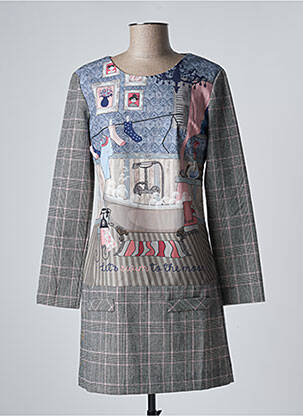 Rochie scurtă gri ROSALITA MC GEE femeie