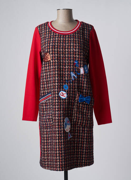 Rochie midi roșu ROSALITA MC GEE femeie