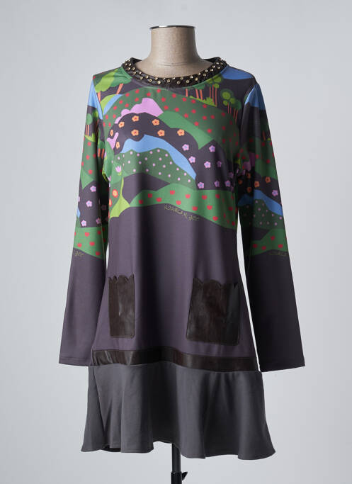 Rochie scurtă gri ROSALITA MC GEE femeie