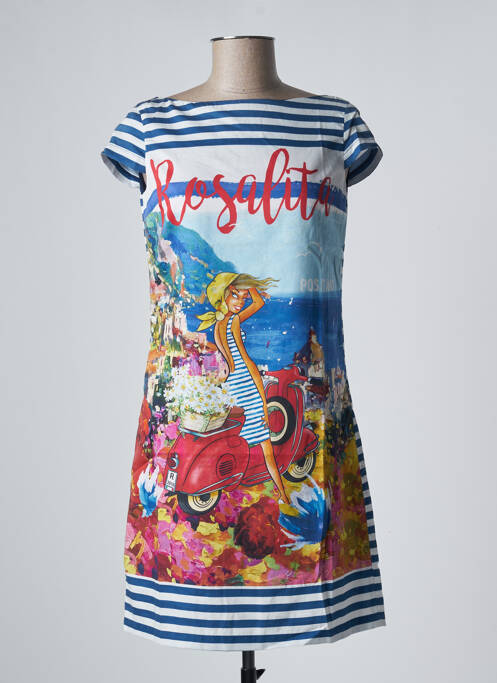 Rochie scurtă albastru ROSALITA MC GEE femeie