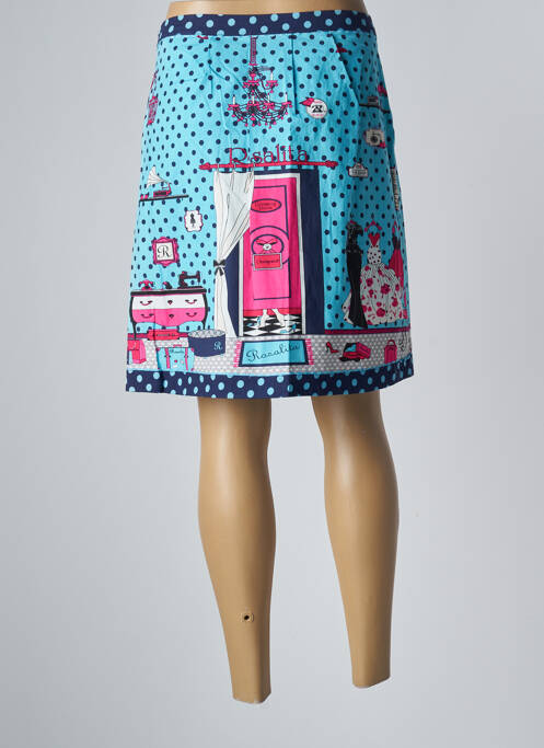 Fustă midi albastru ROSALITA MC GEE femeie