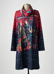 Rochie pulover roșu MALOKA femeie