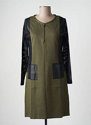 Rochie midi verde MALOKA femeie