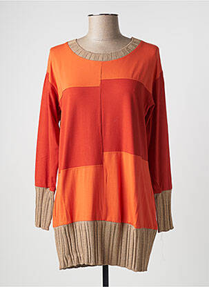 Tunică mâneci lungi portocaliu MALOKA femeie