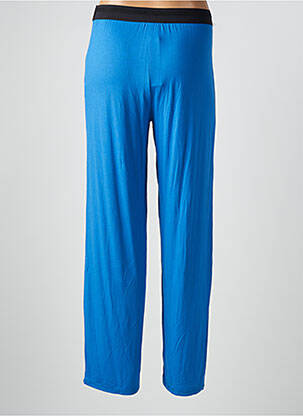 Pantalon larg albastru MALOKA femeie