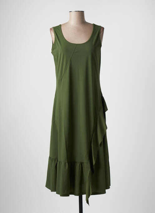 Rochie midi verde MALOKA femeie