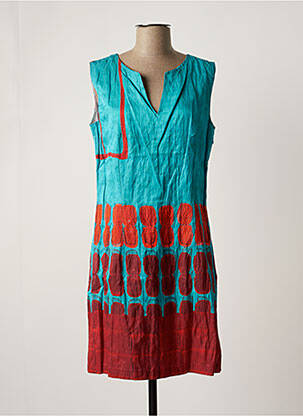 Rochie scurtă albastru AVENTURES DES TOILES femeie