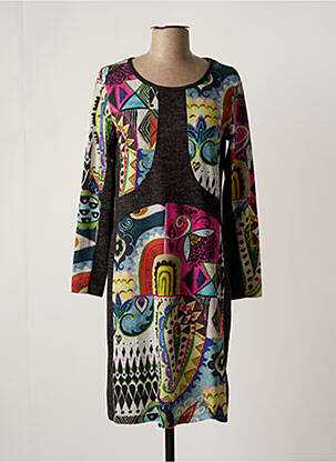 Rochie midi gri OLIVIER PHILIPS femeie