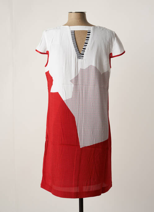 Rochie midi roșu AVENTURES DES TOILES femeie