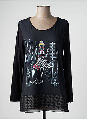 Top negru OLIVIER PHILIPS femeie