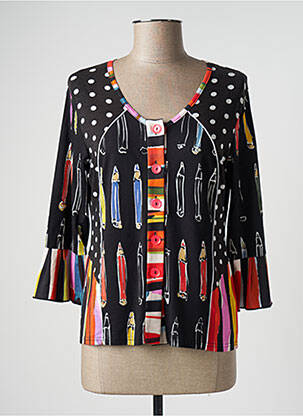 Vestă cu mâneci lungi negru OLIVIER PHILIPS femeie