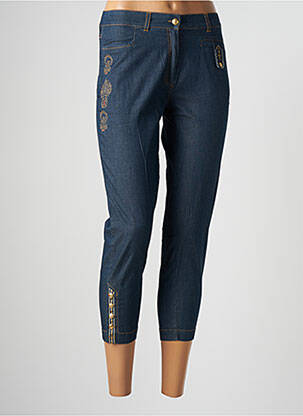 Pantalon trei sferturi albastru AVENTURES DES TOILES femeie