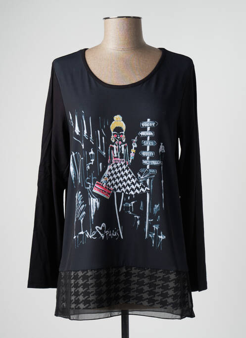 Top negru OLIVIER PHILIPS femeie