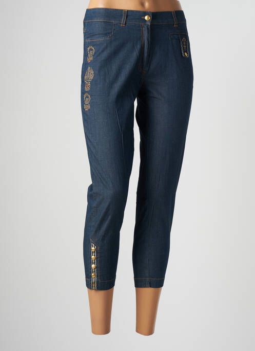 Pantalon trei sferturi albastru AVENTURES DES TOILES femeie