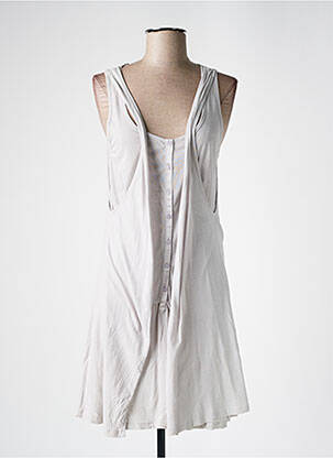 Rochie midi gri YERSE femeie