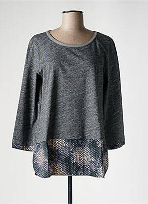 Tunică mâneci lungi gri JOCAVI femeie