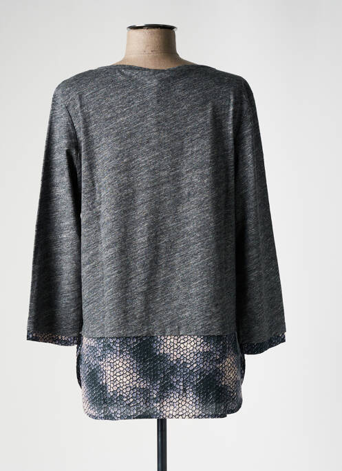 Tunică mâneci lungi gri JOCAVI femeie