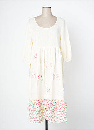 Rochie midi bej RHUM RAISIN femeie