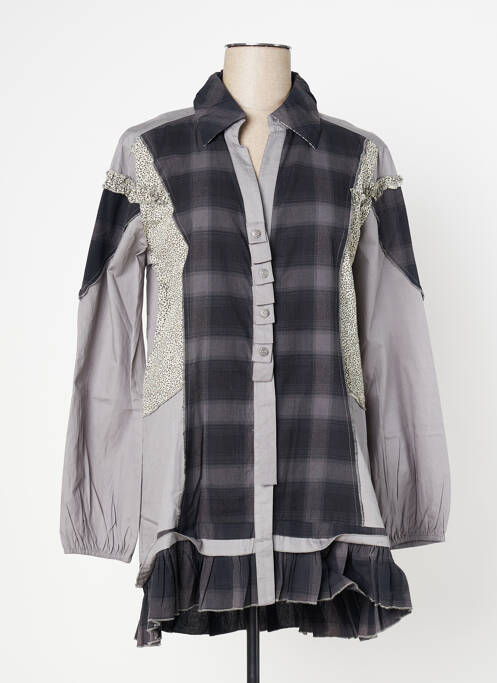 Rochie scurtă gri RHUM RAISIN femeie