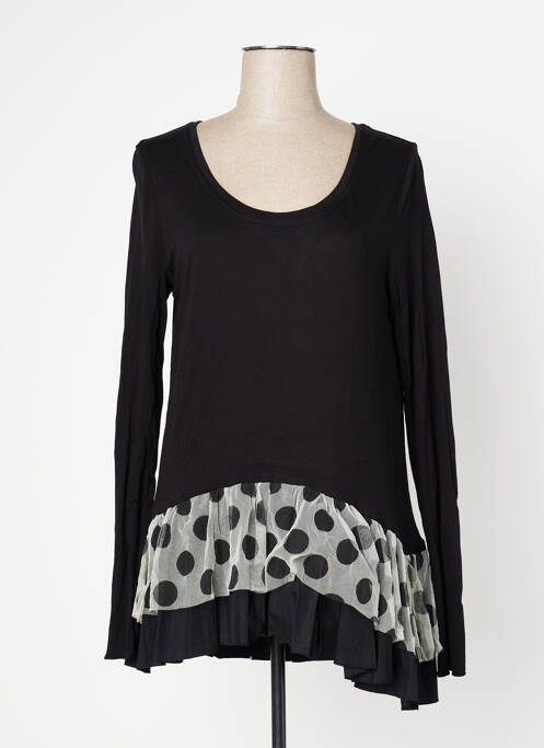 Tunică mâneci lungi negru RHUM RAISIN femeie