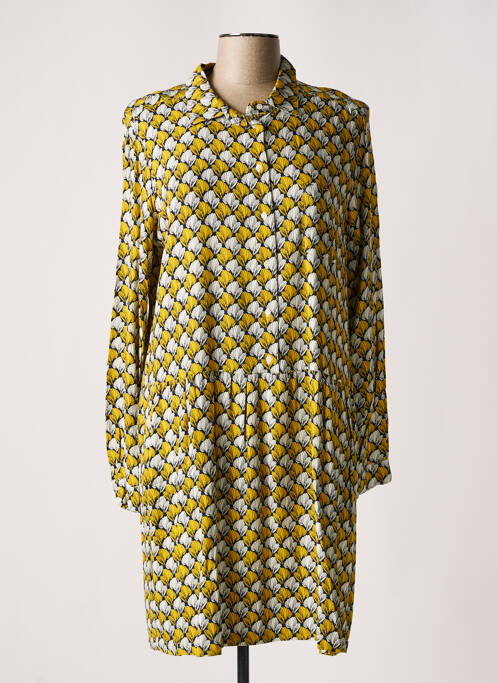 Rochie midi galben ARMOR LUX femeie