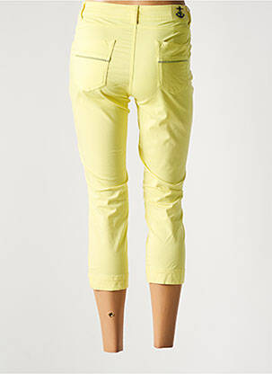 Pantalon trei sferturi elasticitate galben ARMOR LUX femeie
