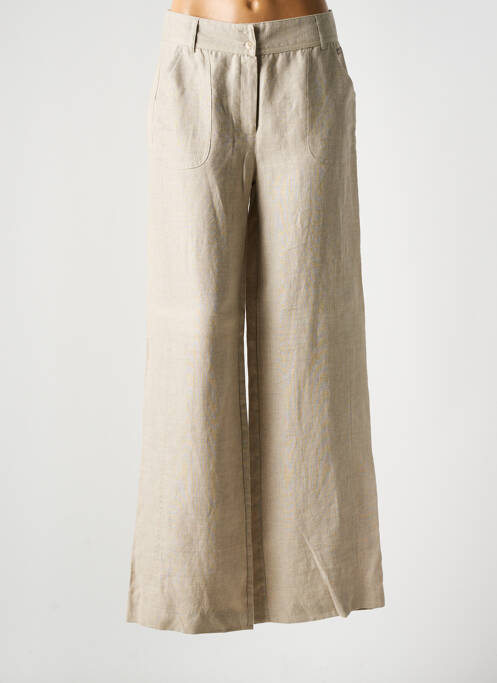 Pantalon larg bej ARMOR LUX femeie